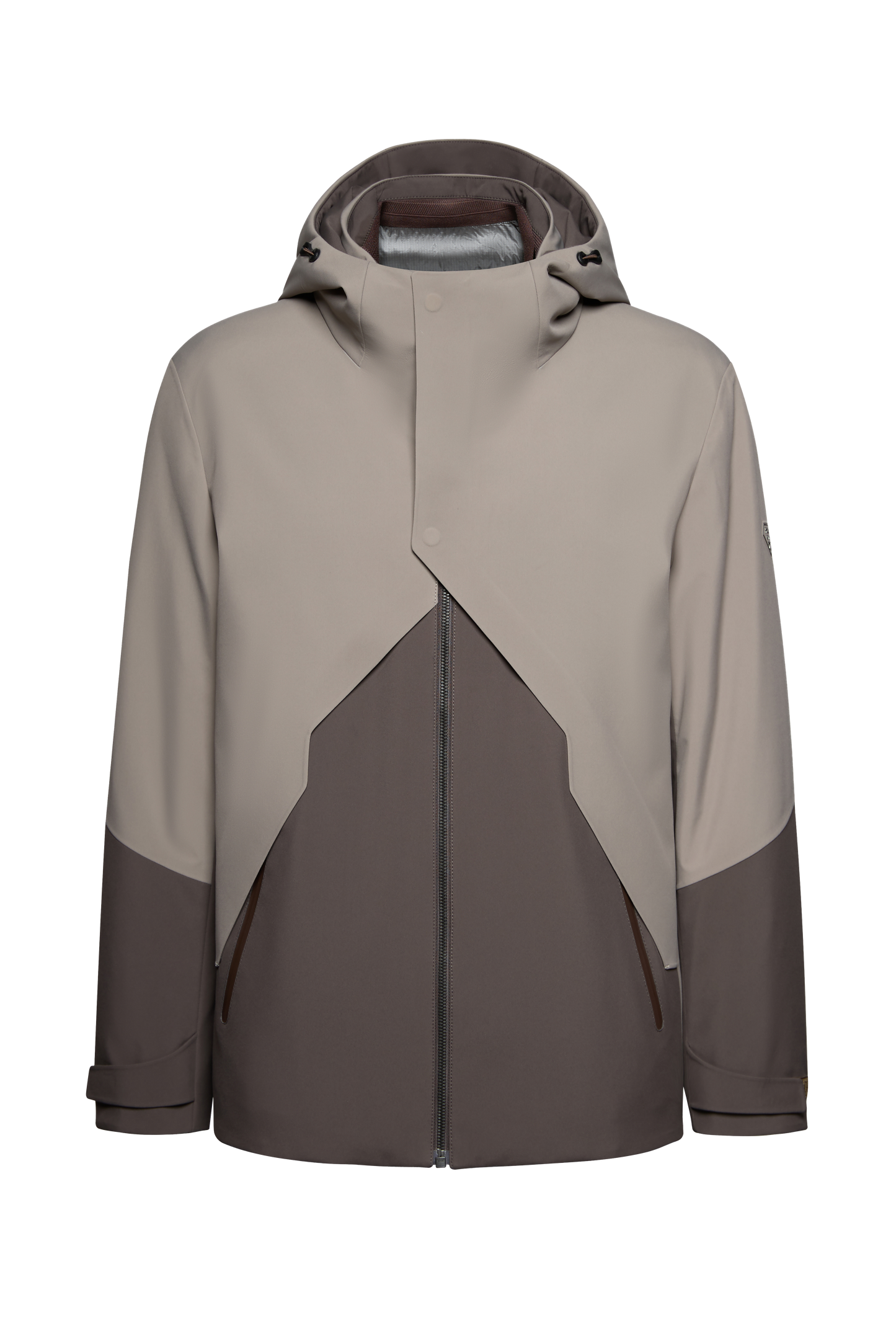 Waterproof Coated Panel Down Jacket